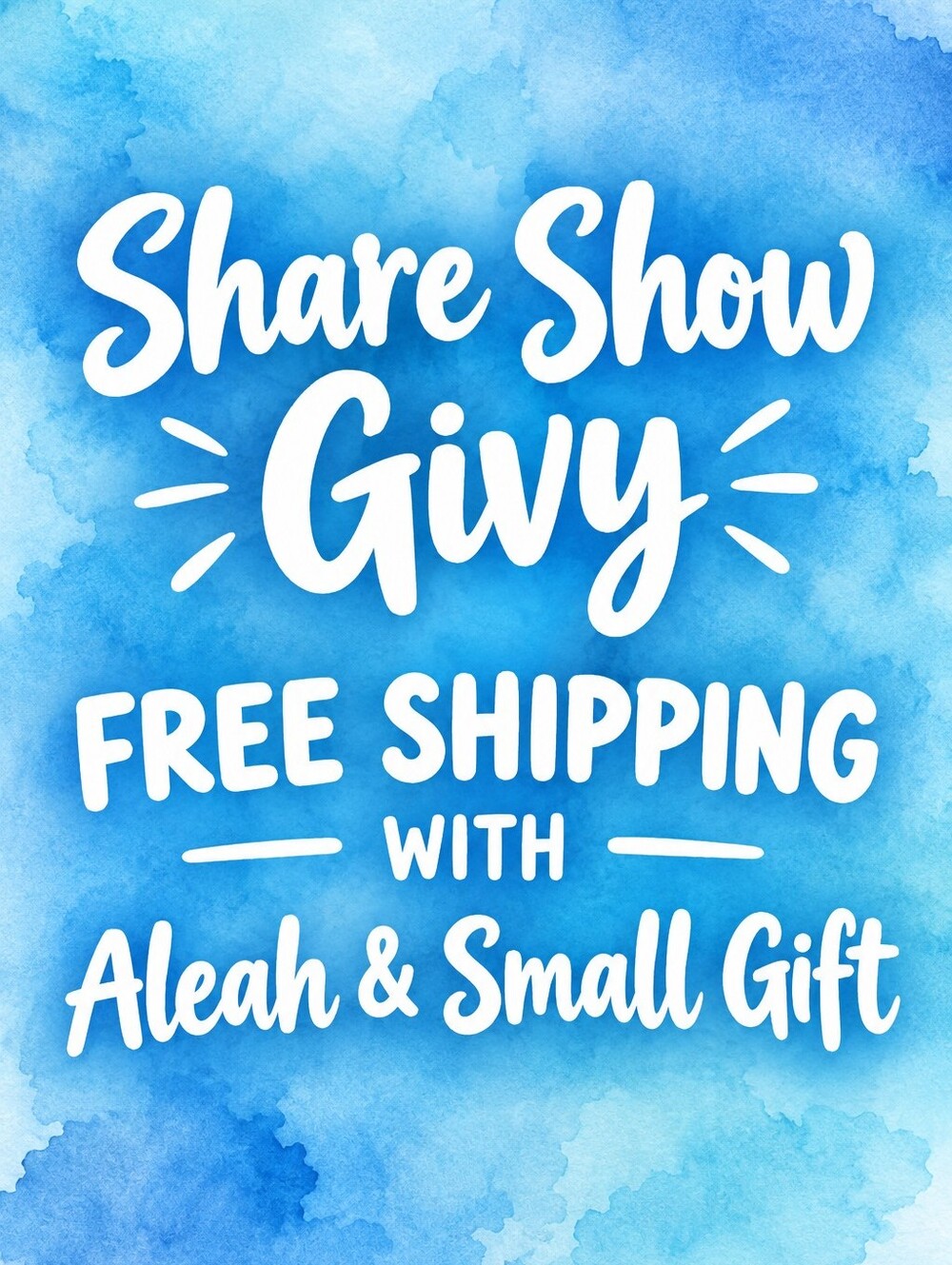 Giveaway FREE SHIPPING & SMALL GIFT